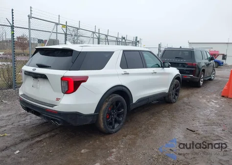 2021 Ford Explorer St из США, поврежденный, VIN 1FM5K8GC2MGA79422